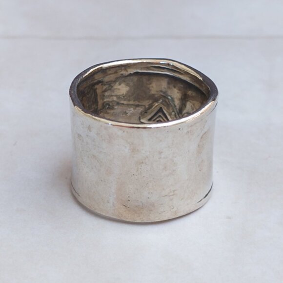 Silpada Sterling Cigar-Band Ring — Size 6 (wide fit) - Picture 4 of 8